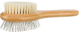 Trixie brosse double face bambou