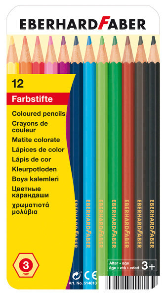 Eberhard Faber EF-514813 COLPLANTS Classic Metaletui A 12 pièces