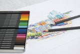 Eberhard Faber EF-516124 Fargede blyanter Metallboks A 24 stykker