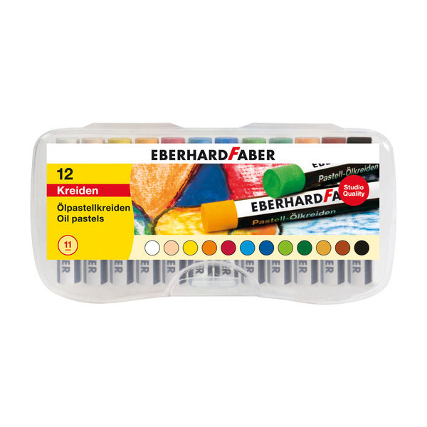 Eberhard Faber EF-522013 Oliepastelkrijt 11 mm škatla A 12 St asorti