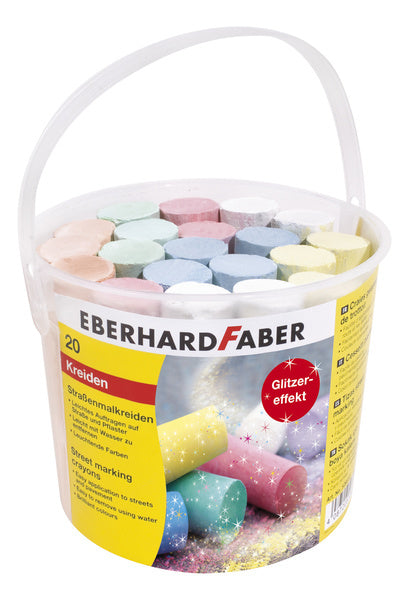 Eberhard Faber EF-526520 LATCHEK CALK GLITTLER 20 pièces dans Emmer