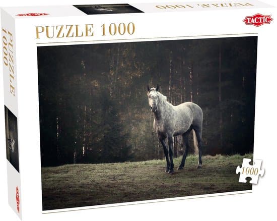 Tactic Puzzle - Horse on a Forest Edge - 1000 stykker