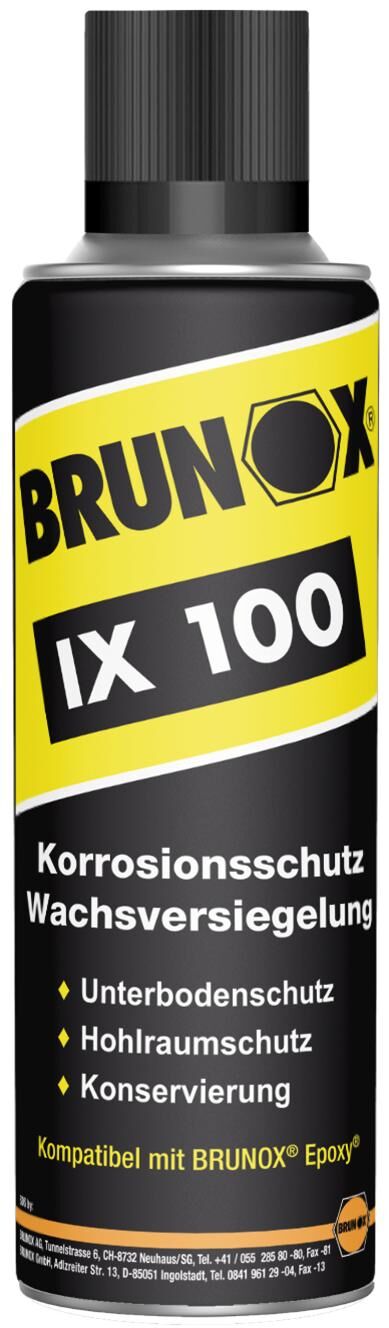 Brunox corrosion protection ix 100 wax sealant 500 ml ix100