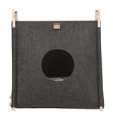 Trixie cat basket tent elevenie with pillow felt anthracite