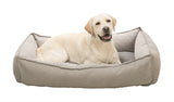Trixie dog basket leni sand gray