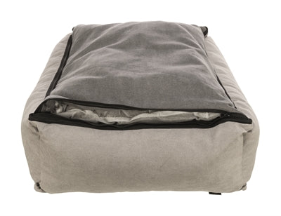 Trixie dog basket leni sand gray