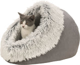 Trixie Cat Basket Iglo Harvey Gray Black-Black