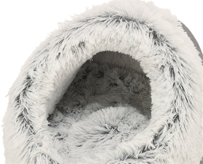 Trixie Cat Basket Iglo Harvey Gray Black-Black