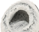Trixie Cat Basket Iglo Harvey Gray Black-Black