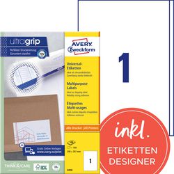 Avery multifunctional quickpeel labels white