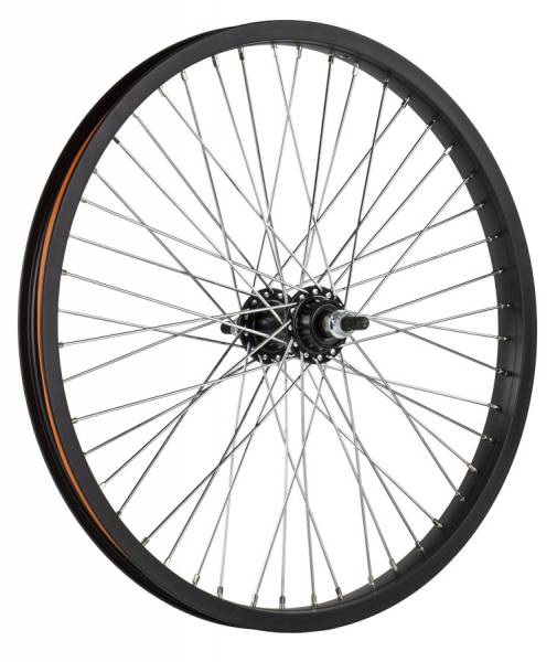 HZB rear wheel 20 inch Etro 406 BMX Freestyle 48 Spaaks 10mm axle Black