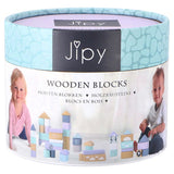 Jipy Blokkenton Hout Uni 48-piece