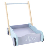 Jipy wooden block cart with blocks of wood uni