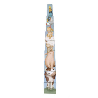 Tiamo Little Farm Cardboard stacking tower