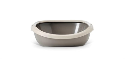 Savic Kattenbak Happy Planet Gizmo med Rand Mocca Warm Grey