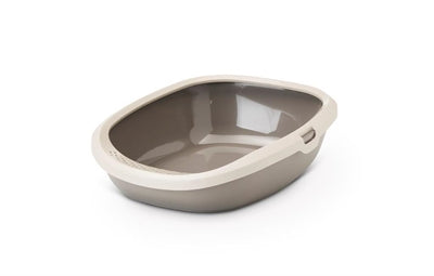Savic Kattenbak Happy Planet Gizmo med Rand Mocca Warm Grey