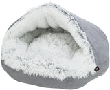 Trixie Dog Basket Donut Harvey Gray White-Black
