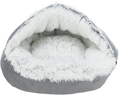 Trixie Dog Basket Donut Harvey Gray White-Black