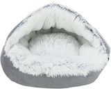Trixie Dog Basket Donut Harvey Gray White-Black