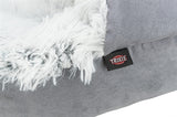 Trixie Dog Basket Donut Harvey Gray White-Black