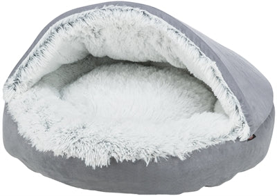 Trixie Dog Basket Donut Harvey Gray White-Black