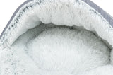 Trixie Dog Basket Donut Harvey Gray White-Black
