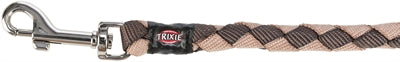 Trixie dog leash cavo adjustable brown beige