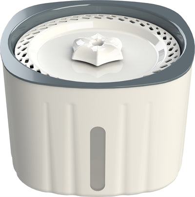 Trixie ivó szökőkút virág műanyag fehér szürke