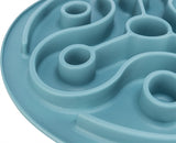 Trixie slow feeding bowl TPE blue