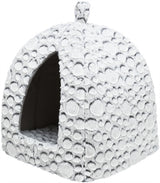 Trixie cat basket Iglo Mila Plush White Gray