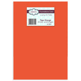 Creative expressions • foundation card tiger orange a4