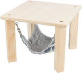 Trixie hiding place with hammock sunny assorti gray