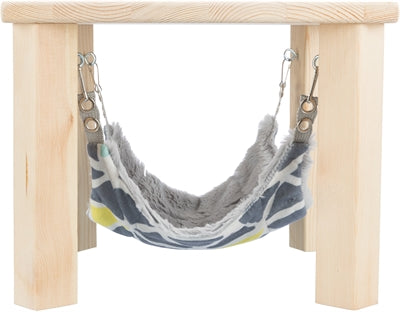 Trixie hiding place with hammock sunny assorti gray