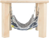 Trixie hiding place with hammock sunny assorti gray