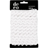 Creativ Company lace ribbon white, 10m