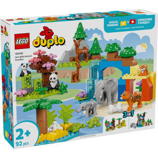Lego Duplo Town 10446 3-in-1 Famiglie di Wild Dieren