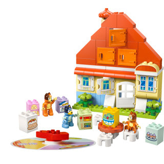 Lego duplo 10459 huis van bluey en haar familie met geheugenspel