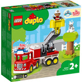 Lego Duplo Fire Brigade Ladder Truck med boom -10969