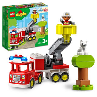 Lego Duplo Fire Brigade Ladder Truck med boom -10969