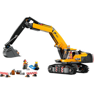 Lego City 60420 Yellow excavator