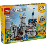 Lego creator 31168 middeleeuwse kasteel met ridders te paard