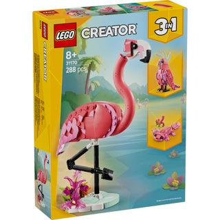 Lego -skaber 31170 vilde dyr lyserød flamingo