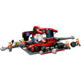 Lego City 60443 F1 Pitstop and Pitcrew with Ferrari Auto