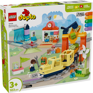 Lego Duplo Stad 10428 grouss interaktiv Quartier Zuch