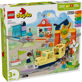 Lego Duplo Stad 10428 grouss interaktiv Quartier Zuch