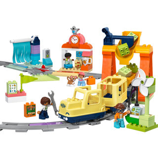 Lego Duplo Stad 10428 grouss interaktiv Quartier Zuch