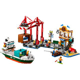 LEGO City 60422 Haven ze statkiem towarowym