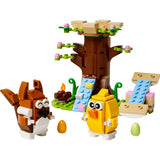 Lego iconic 40709 dierenspeeltuin in de lente
