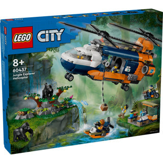 LEGO City 60437 Jungle researchers: helicopter at the base