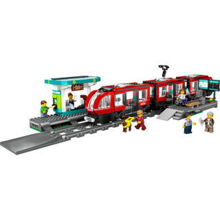 Lego City 60423 tram e stazione cittadina